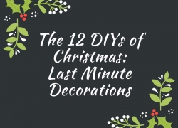 DIY Christmas Last Minute Décor DIY Christmas Last Minute Décor